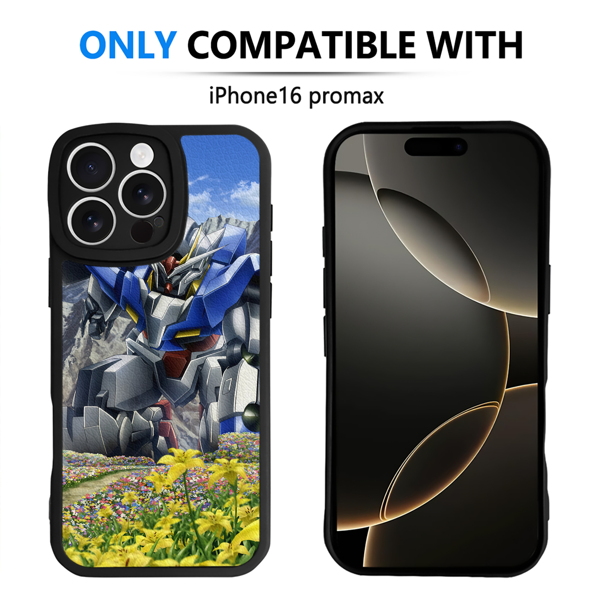 （画像用） 機動戦士ガンダム Mobile Suit Gundam 【iPhone 16シリーズ対応】シリコンスマホケース（レザー調） 材質：シリコン